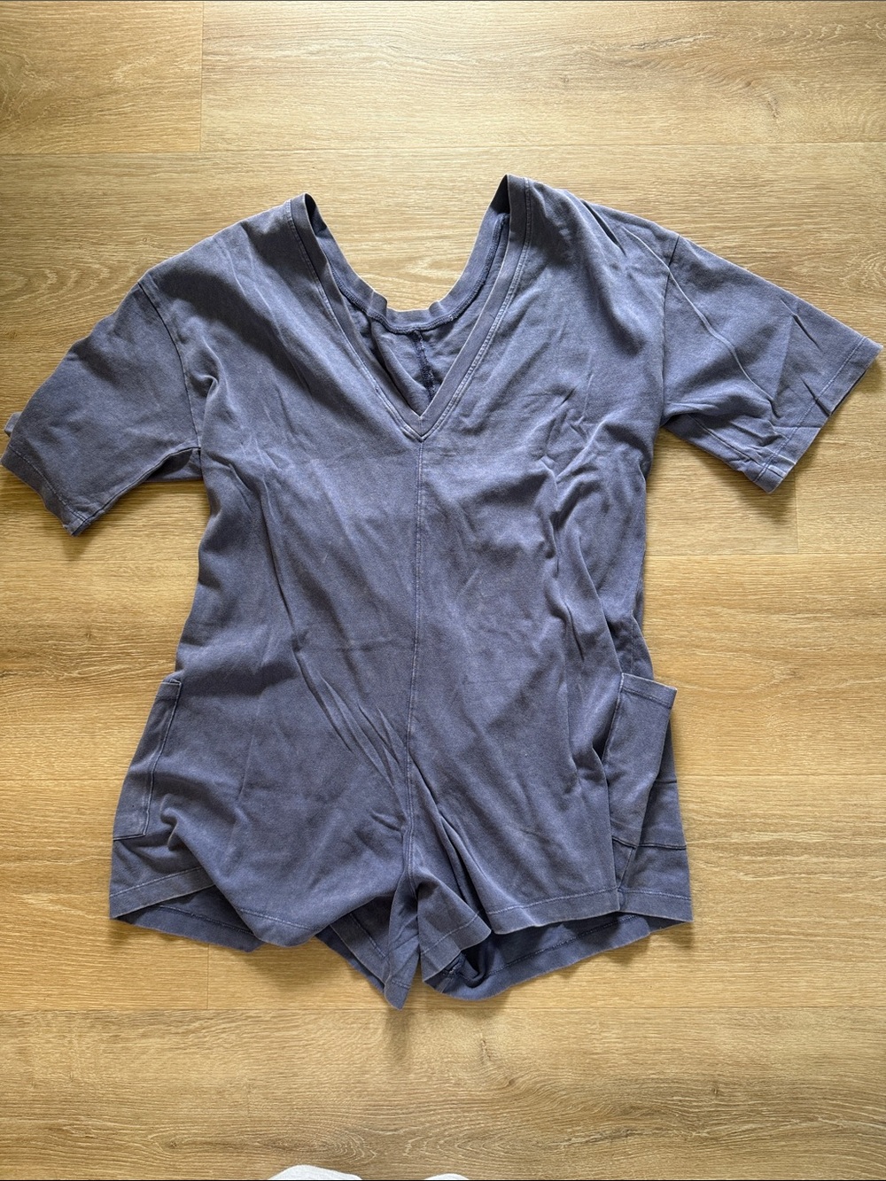 V-Neck Short Sleeve onesie